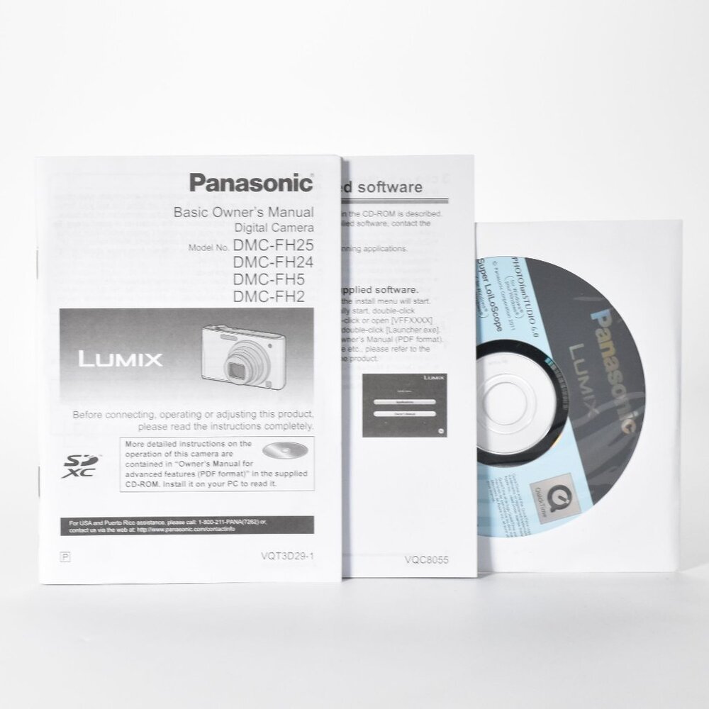 Panasonic DMC-FH24K Digital Camera 16.1MP 8x Optical Zoom HD Video 16GB SD Card - Picture 16 of 16